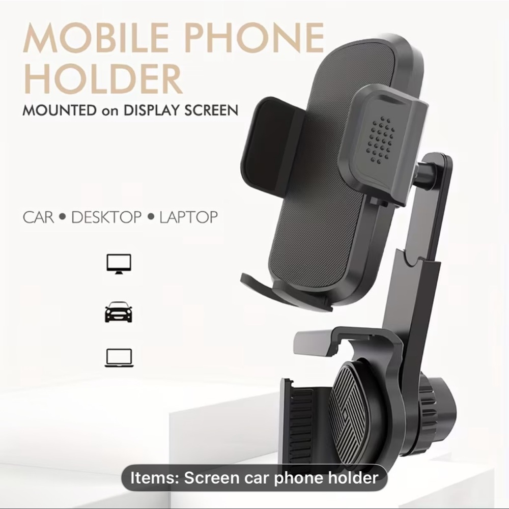 Universal Mobile Phone Holder & Screen Mount New